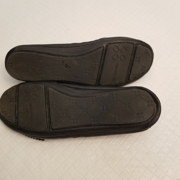 Naturalizer N5 Comfort Black Leather Cap Toe Ballet Flats, Size 8N - Picture 4 of 6